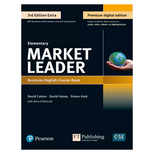 Market Leader Elementary Business English Course Book Student&#039;s Book with eBook &amp; MyEnglishLab &amp; DVD Pack (3rd Edition Extra)(Premium digital edition)