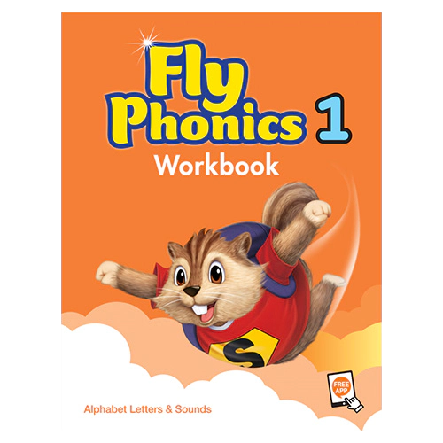 Fly Phonics 1 Alphabet Letters &amp; Sounds Workbook with QR