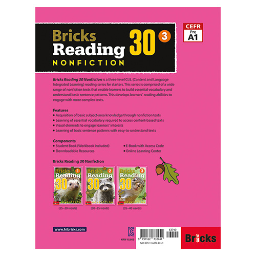 Bricks Reading Nonfiction 30 3 Student&#039;s Book with Workbook &amp; E.CODE
