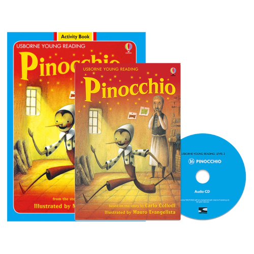 Usborne Young Reading Workbook Set 2-16 / Pinocchio