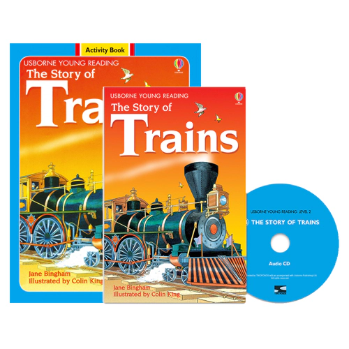 Usborne Young Reading Workbook Set 2-24 / The Story of Trains