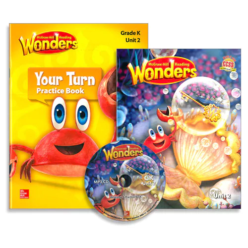 Wonders Grade K.02 Reading / Writing Workshop &amp; Your Turn Practice Book with QR